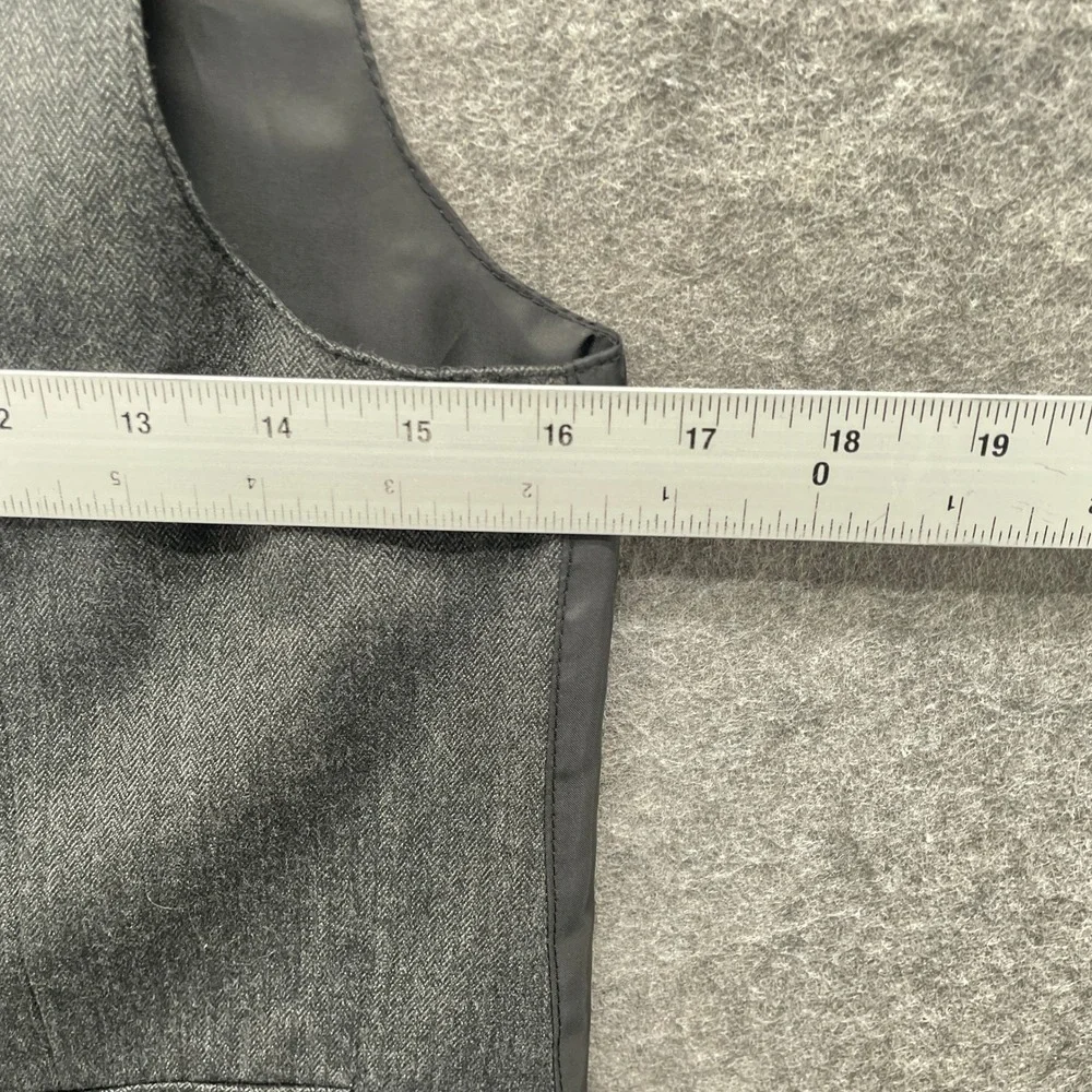 NWT‎ The Childrens Place Formal Vest Boys XL 14 Gray Waistcoat Suit Vest